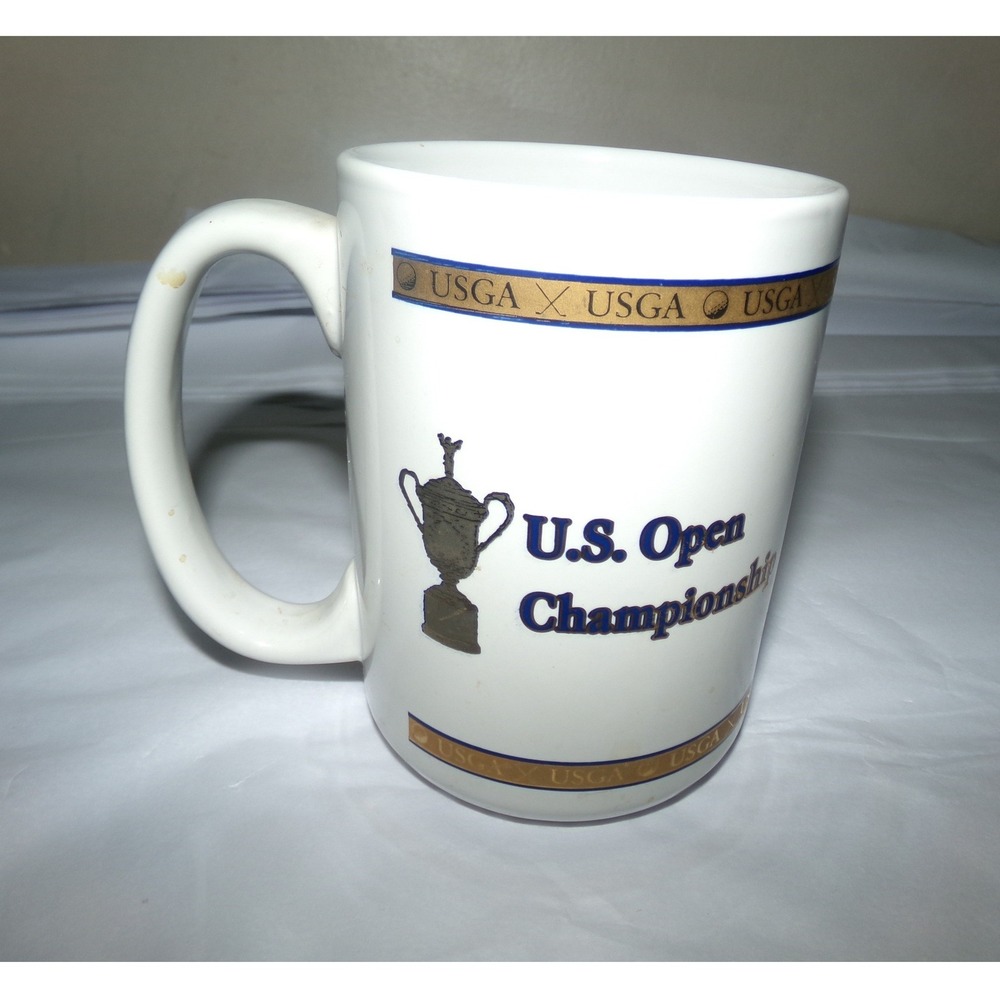 Vintage 2002 U.S. Open Bethpage Black Golf Mug USGA Championship Ceramic Cup